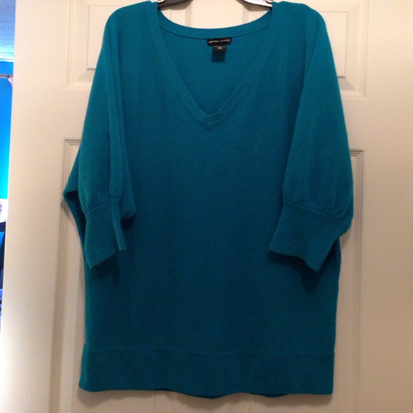 Teal soft sweater tunic XL.