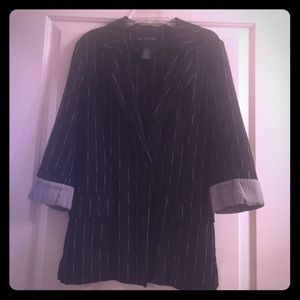 Black and white stripes Blazer
