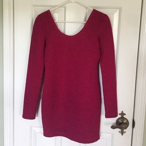 BCBG pink bodycon dress