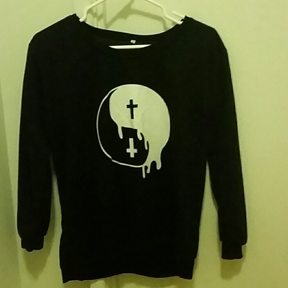 Pastel goth sweater