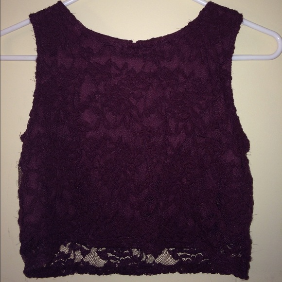 lace crop top