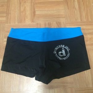 Black dance shorts