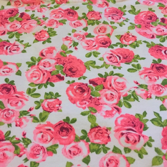 NWT H&M FLORAL CROP TOP - Picture 2 of 2