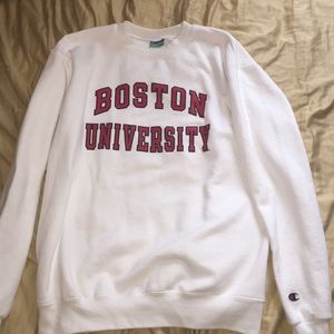 Boston university crew neck
