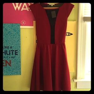 Red dress