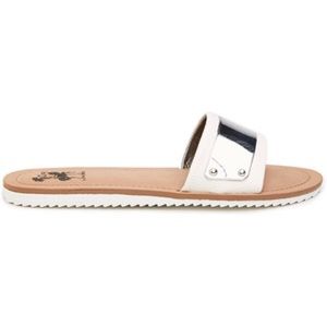 Sam Edelman " Skyler " white and silver sandal sz6