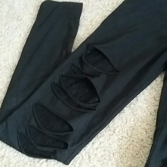 Guess ripped lace leggings