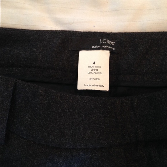 J.Crew grey wool pants - Picture 2 of 4