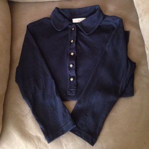 Tory Burch navy polo