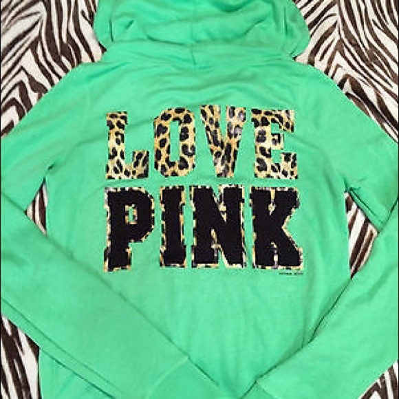 PINK sweatshirt.