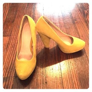 •forever 21• yellow heels