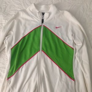 Womens nike dri fit zip up. Youth size XL