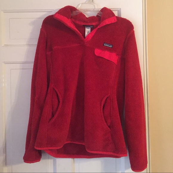 Red Patagonia Pullover