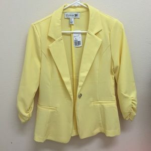 Yellow blazer