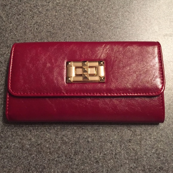 Burgundy wallet