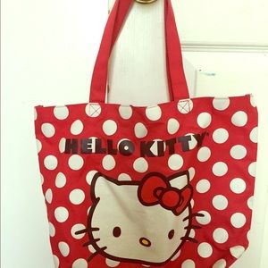 Red Hello Kitty Polka Dot Bag