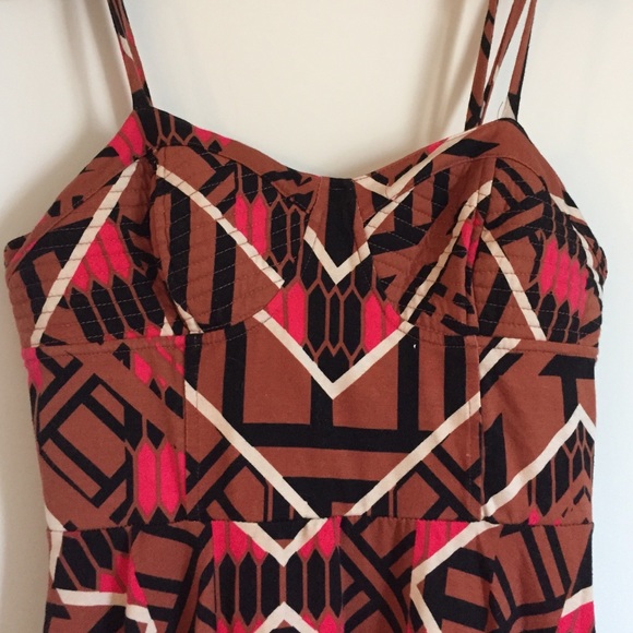 Tribal print dress Runs small !! - Picture 2 of 4