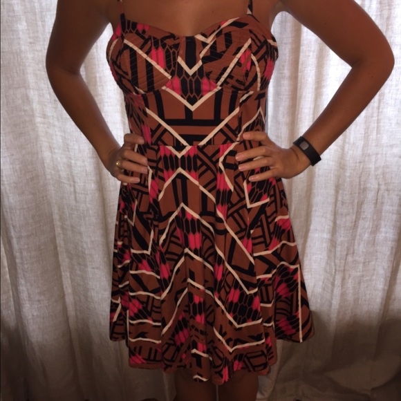 Tribal print dress Runs small !! - Picture 3 of 4