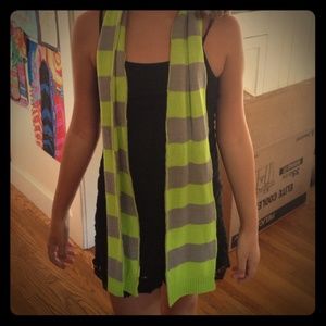 Cute Green and Gray Scarf