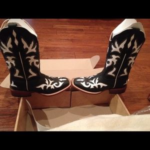 Ladies Johnny Ringo square toe boots