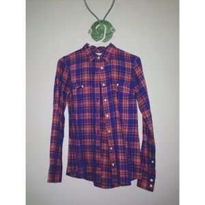 J. Crew plaid flannel