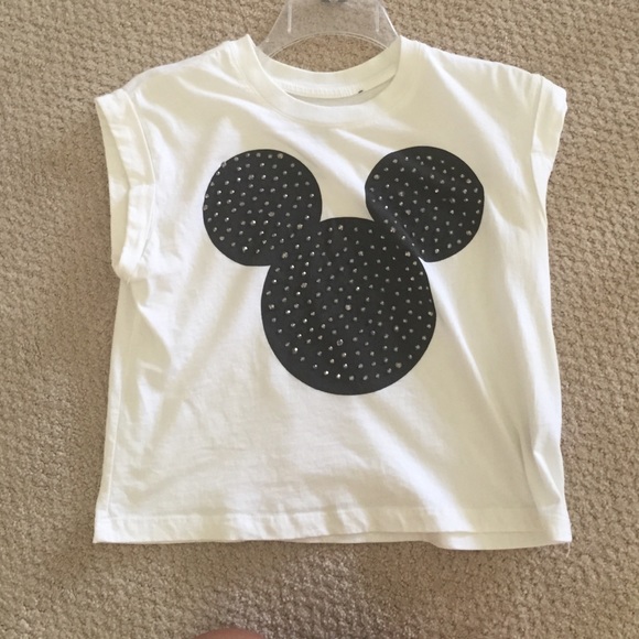 🐭 Mickey ears cropped tee. Forever 21