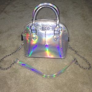 ALDO hologram purse