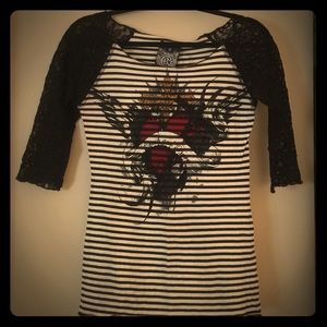 *NWT* CRASH & BURN brand super detailed top!