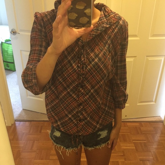 HP SALE 🎉💥Free People Button Down Top - M