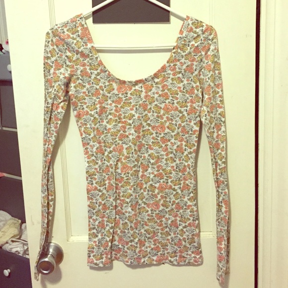 Floral long sleeve shirt