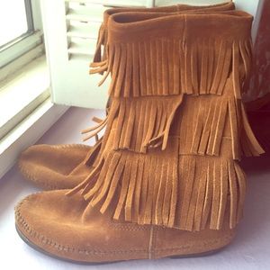 Moccasin booties