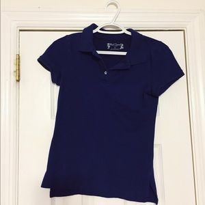 Navy collar shirt