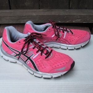 Hot Pink Asics Tennis Shoes