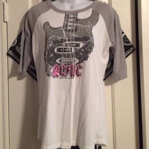 AC/DC X-Large Baseball Shirt