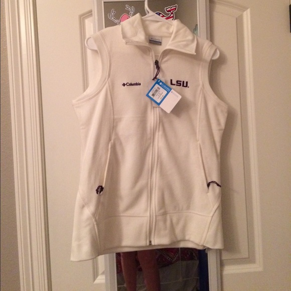 LSU COLUMBIA VEST NWT