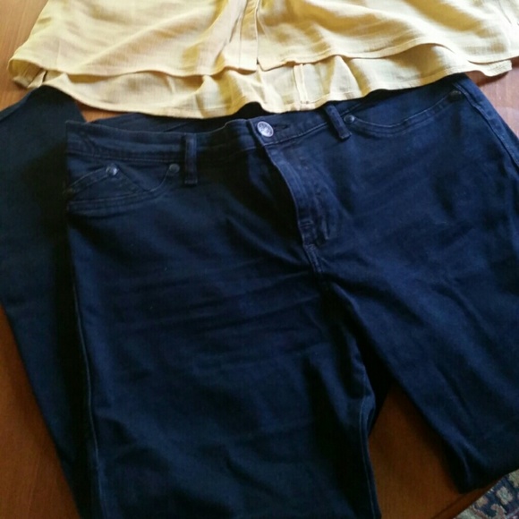 Rock & Republic Dark Blue Skinny Jeans 16