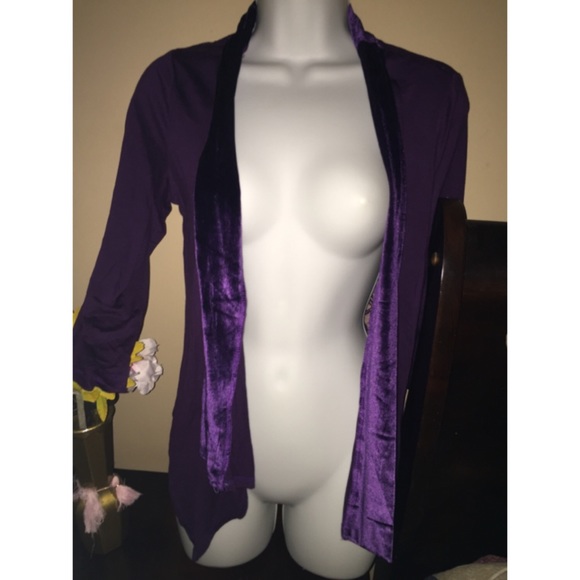 Charlotte Russe Jackets & Blazers - Purple CoverUp 🍇💜