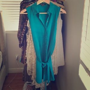 Real Button Up Dress