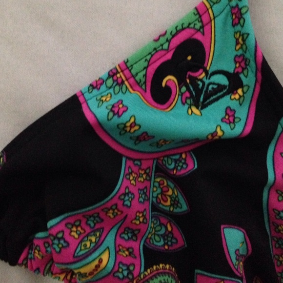Paisley Roxy Swimsuit Top - Picture 2 of 2