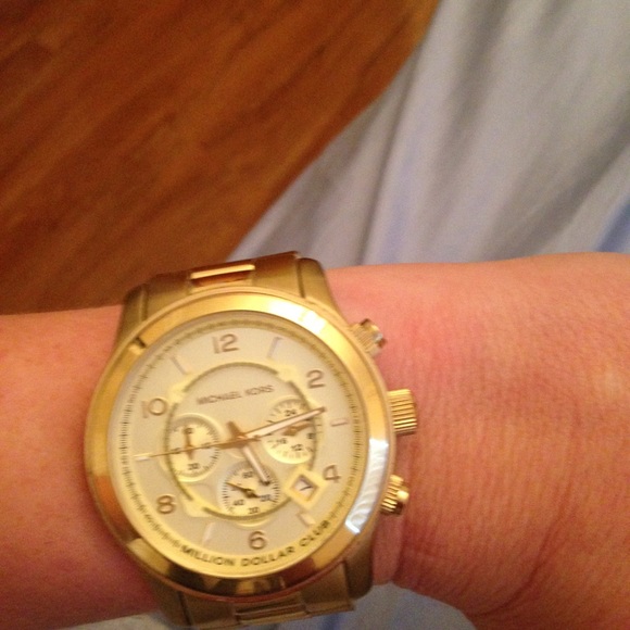 Michael Kors Jewelry - Michael Kors Gold Runway Watch