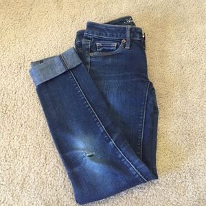 American Eagle skinny jeans short 00 stretch