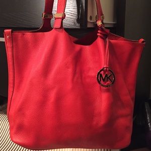 MK Colgate Grab Bag in Reversible Leather/Suede