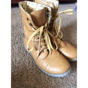Tan boots