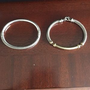 Authentic David Yurman bangles set of 2