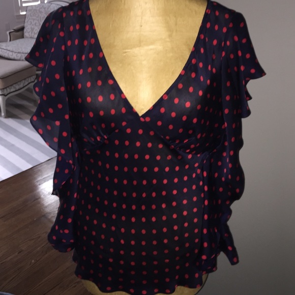 Lauren Ralph Lauren silk top