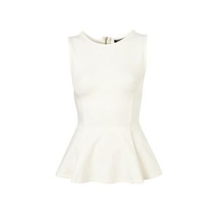 Tibi Sleeveless Peplum Top