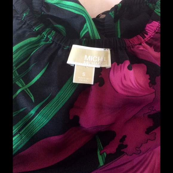 Michael Kors Peasant Floral Top - Picture 2 of 4