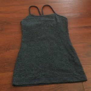 lululemon athletica - grey wee stripe racerback s2
