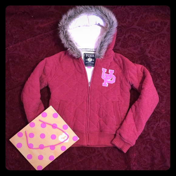 Univeristy of Pink HEAVY zip up