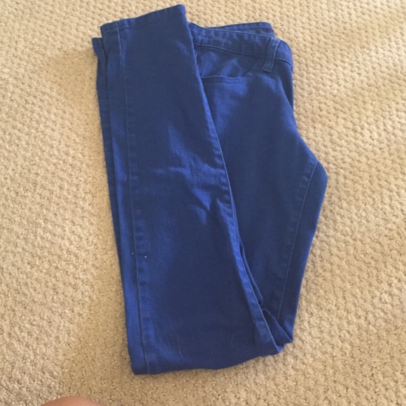 Royal Blue Skinny Jeans